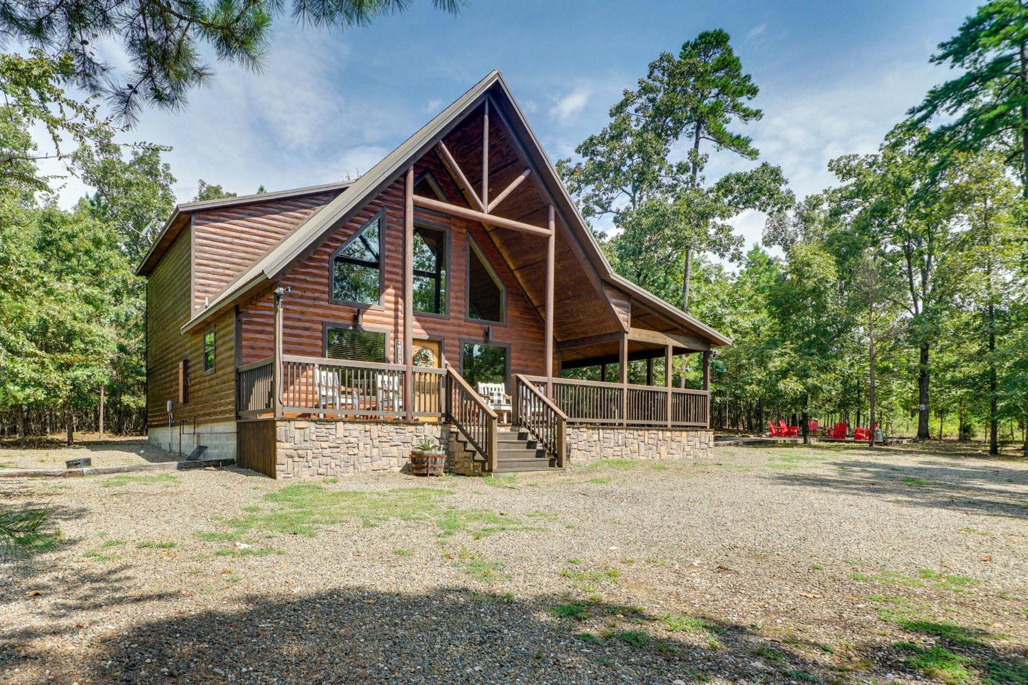 Penny Lane Lodge Broken Bow Cabin Less Than 6 Mi To Lake エクステリア 写真